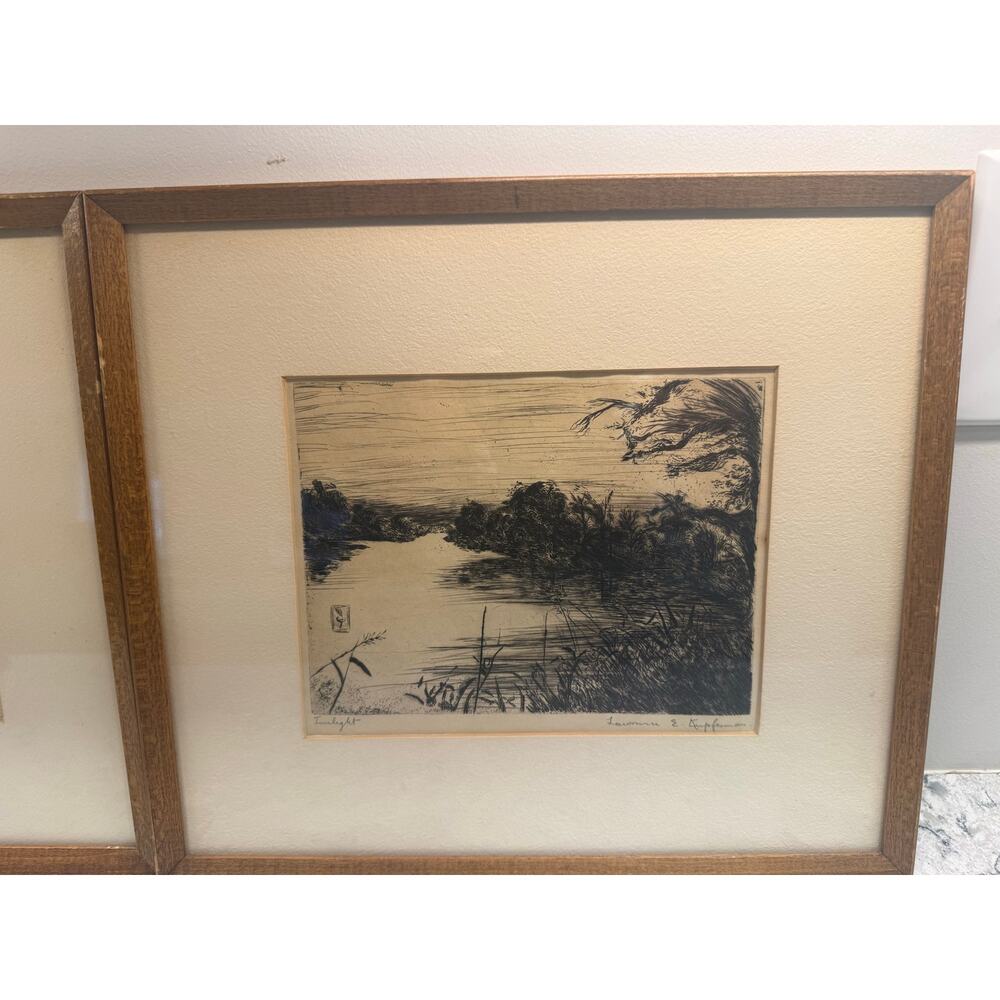RARE 2 Original Art Works by Lawrence Kupferman Signed & Personalized - Picture 6 of 12
